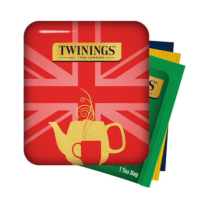 boîte de sachets de thé twinings pour le voyage - vert