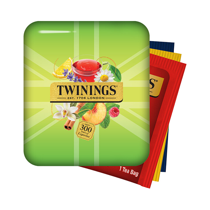 boîte de sachets de thé twinings pour le voyage - vert