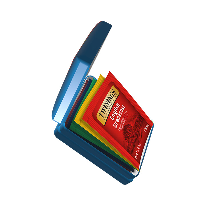 boîte de sachets de thé twinings pour le voyage - vert