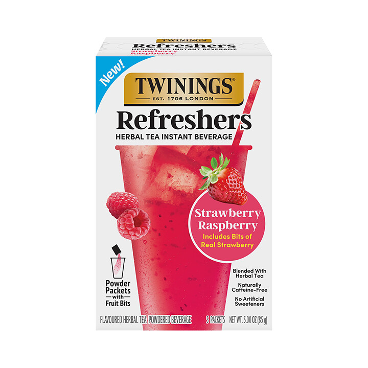rafraîchissants à la fraise et à la framboise - 5ct