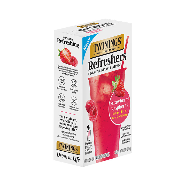 rafraîchissants à la fraise et à la framboise - 5ct