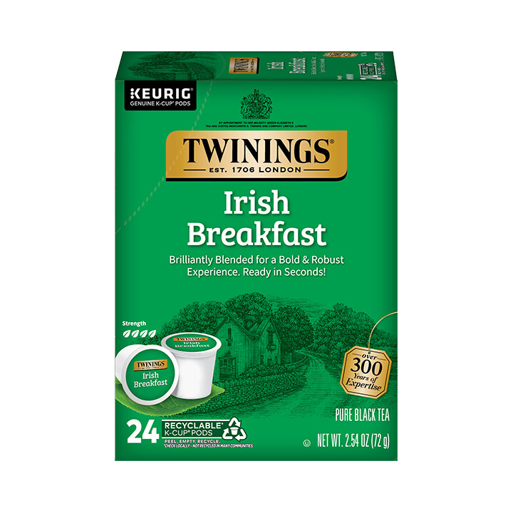 capsules k-cup irish breakfast - 24ct