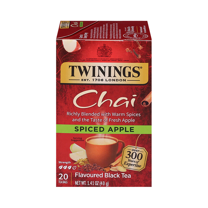 chai aux pommes épicées - 20ct
