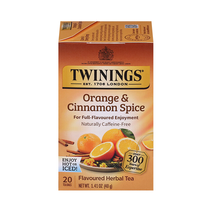 orange et cannelle épicée - 20ct