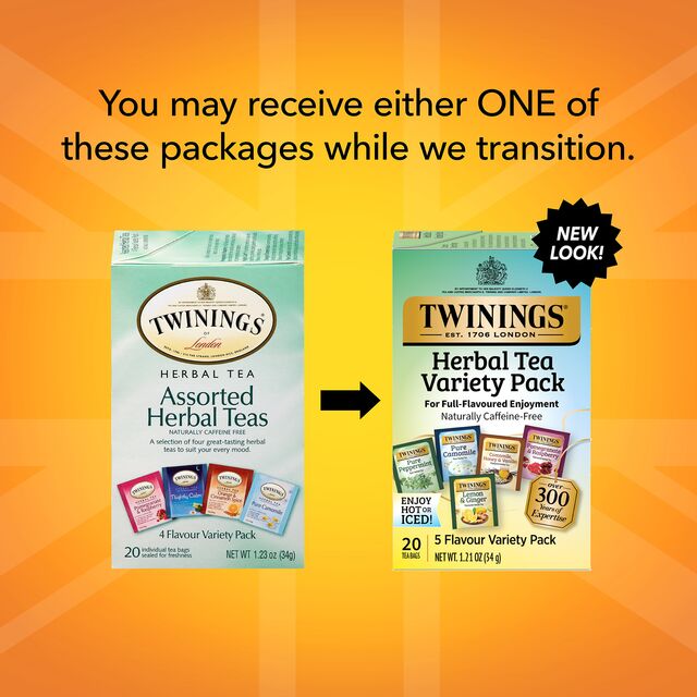 assortiment de tisanes - 20ct