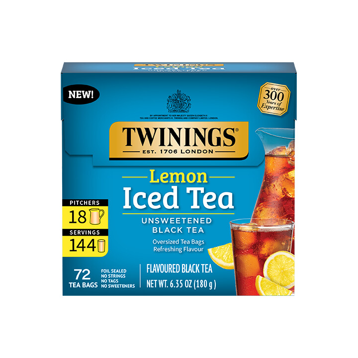 thé glacé noir au citron - 72ct