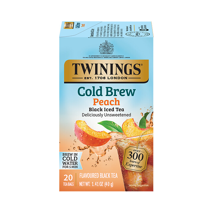 café infusé à froid à la pêche - 20ct